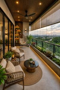 Balcony Image of 2278 Sq.ft 3 BHK Apartment / Flat for sale in Godrej River Royale, Mahalunge Pune for Rs. 29200000