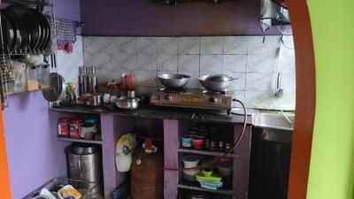 Kitchen Image of 730 Sq.ft 2 BHK Builder Floor for sale in Aurobindo Park Kolkata for Rs. 2200000