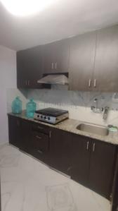 Kitchen Image of 800 Sq.ft 1 BHK Builder Floor for rent in Sarvapriya Vihar New Delhi for Rs. 40000