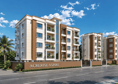 Image of 1080 Sq.ft 3 BHK Apartment / Flat for sale in Acrerise Aspire, Trisulia, Cuttack for Rs. 7260000