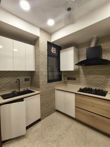 Kitchen Image of 1600 Sq.ft 3 BHK Builder Floor for rent in Kalkaji New Delhi for Rs. 120000