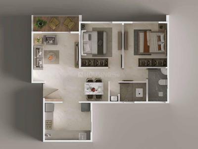 Image of 850 Sq.ft 3 BHK Apartment / Flat for sale in Shankeshwar Vithuchandra Skye, Dudulgaon, Pune for Rs. 6370000