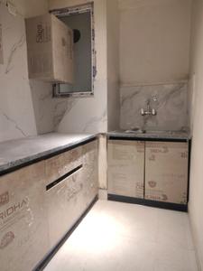 Kitchen Image of 500 Sq.ft 1 BHK Builder Floor for rent in Chhattarpur New Delhi for Rs. 18000