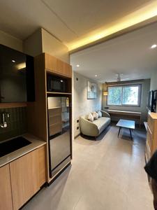 Kitchen Image of 800 Sq.ft 1 BHK Apartment / Flat for rent in Cox Town Bengaluru for Rs. 45000