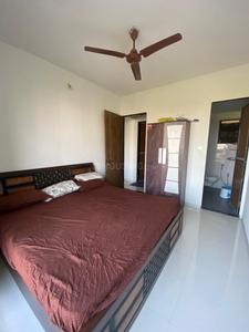 Bedroom Image of 1200 Sq.ft 2 BHK Apartment / Flat for rent in Shailesh P Gonawala Sai Enclave, Althan Surat for Rs. 25000
