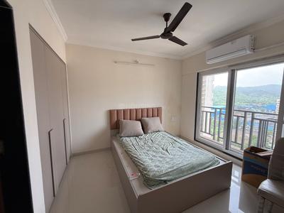 Bedroom Image of 600 Sq.ft 1 BHK Apartment / Flat for rent in Raunak Bliss, Thane West Thane for Rs. 25000