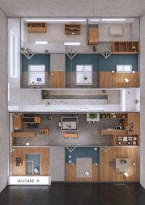 Kitchen Image of 1750 Sq.ft 3 BHK Apartment / Flat for sale in VDO's Colony Khammam for Rs. 8500000