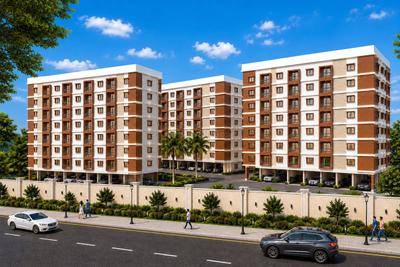 Image of 1015 Sq.ft 2 BHK Apartment / Flat for sale in Shristinagar, Asansol for Rs. 3552500