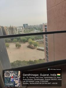 Balcony Image of 2800 Sq.ft 4 BHK Apartment / Flat for sale in Divyajyot Sarang Lakeview, Vaishno Devi Circle Ahmedabad for Rs. 19500000