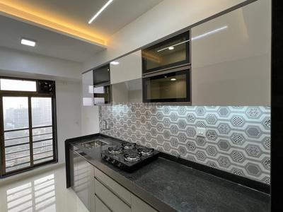 Kitchen Image of 642 Sq.ft 1 BHK Apartment / Flat for sale in Sanghvi S3 Ecocity Woods, Mira Road East Mira Bhayandar for Rs. 8500000