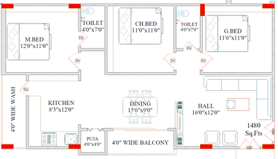 3 BHK Apartment