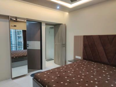 Bedroom Image of 700 Sq.ft 2 BHK Apartment / Flat for rent in Gurukrupa Marina Enclave, Malad West Mumbai for Rs. 55000