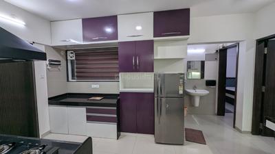 Kitchen Image of 801 Sq.ft 2 BHK Apartment / Flat for rent in Shree Venkatesh Graffiti Elite, Mundhwa Pune for Rs. 41000