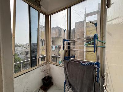 Balcony Image of 1200 Sq.ft 2 BHK Apartment / Flat for sale in Gopi Vraj Gopi Ville 1, Palodia Gandhinagar for Rs. 3600000