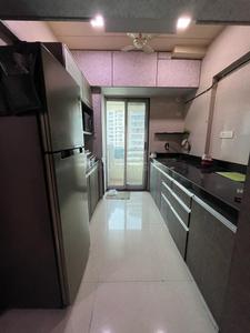 Kitchen Image of 530 Sq.ft 1 BHK Apartment / Flat for rent in Kasarvadavali Thane for Rs. 19000