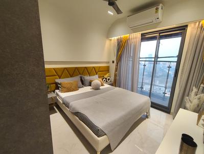 Bedroom Image of 1420 Sq.ft 3 BHK Apartment / Flat for sale in Om Shanti Dharti Heights, Parel Mumbai for Rs. 42000000
