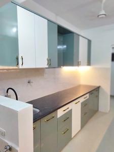 Kitchen Image of 1050 Sq.ft 2 BHK Apartment / Flat for rent in Shikhar Balaji Heights, Mahalakshmi Nagar Indore for Rs. 21000