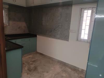 Kitchen Image of 850 Sq.ft 2 BHK Builder Floor for rent in Thanisandra Bengaluru for Rs. 20000