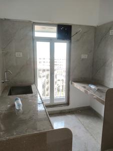 Kitchen Image of 650 Sq.ft 1 BHK Apartment / Flat for rent in Bhandup West Mumbai for Rs. 40000