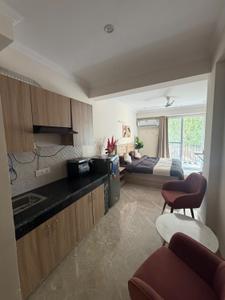 Kitchen Image of 1100 Sq.ft 1 BHK Builder Floor for rent in Sector 51 Gurgaon for Rs. 27000