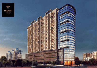 Image of 1500 Sq.ft 3 BHK Apartment / Flat for sale in Midori Tower, Pimple Nilakh, Pune for Rs. 16000000