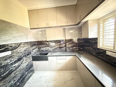 Kitchen Image of 600 Sq.ft 1 BHK Independent House for rent in Varanasi Bengaluru for Rs. 15000