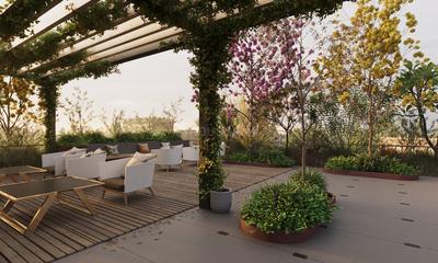 Balcony Image of 2357 Sq.ft 3 BHK Apartment / Flat for sale in Gopalapuram Chennai for Rs. 50700000