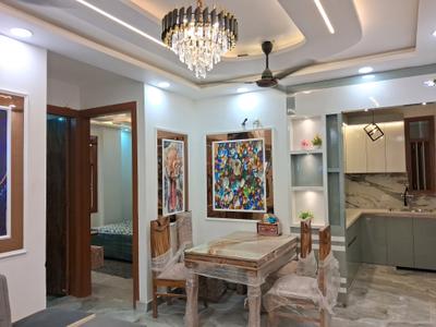 Living Room Image of 600 Sq.ft 2 BHK Builder Floor for rent in Dwarka Mor New Delhi for Rs. 25000