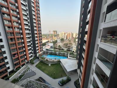 Balcony Image of 1300 Sq.ft 3 BHK Apartment / Flat for rent in Kohinoor Sapphire III, Tathawade Pune for Rs. 32000