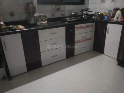 Kitchen Image of 750 Sq.ft 1 BHK Independent House for rent in Railway lines Solapur for Rs. 8500