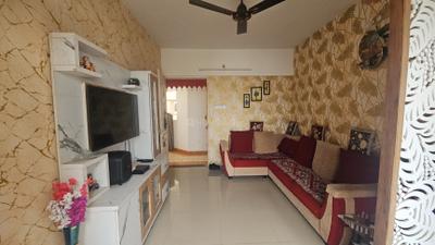 Living Room Image of 700 Sq.ft 1.5 BHK Apartment / Flat for sale in Belvalkar Kalpak Homes, Wanjalewadi Pune for Rs. 4800000