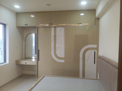 Bedroom Image of 2150 Sq.ft 3 BHK Apartment / Flat for rent in Sriram River View, Manchirevula Hyderabad for Rs. 70000