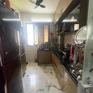 Kitchen Image of 1575 Sq.ft 3 BHK Apartment / Flat for sale in Saket Heaven, Nana Chiloda Ahmedabad for Rs. 5300000