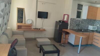Living Room Image of 490 Sq.ft 1 BHK Studio for rent in Supertech Czar Suites, Omicron I Greater Noida for Rs. 17000