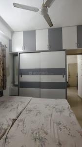 Bedroom Image of 595 Sq.ft 1 BHK Apartment / Flat for rent in Poddar Palm Enclave, Makarba Ahmedabad for Rs. 22000