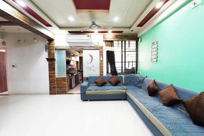 Hall Image of 1377 Sq.ft 3 BHK Apartment / Flat for sale in Karnavati Enclave, New Maninagar Ahmedabad for Rs. 5300000