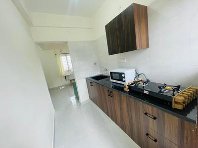 Kitchen Image of 700 Sq.ft 1 BHK Apartment / Flat for rent in Indira Nagar Bengaluru for Rs. 42000