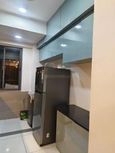 Kitchen Image of 850 Sq.ft 1 BHK Apartment / Flat for rent in RRG HR Evernest, Ghuma Ahmedabad for Rs. 30000