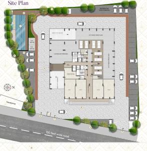 Image of 1893 Sq.ft 3 BHK Apartment / Flat for sale in Lifestyle Galaxia, Chandrasekharpur, Bhubaneswar for Rs. 18900000