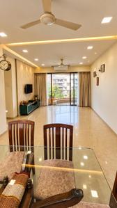 Hall Image of 1300 Sq.ft 3 BHK Apartment / Flat for rent in Thane West Thane for Rs. 80000
