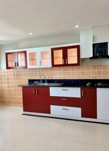 Kitchen Image of 1690 Sq.ft 3 BHK Apartment / Flat for rent in Galaxy Ellyzium Court, Vellayil Kozhikode for Rs. 45000