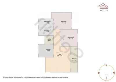 Image of 1024 Sq.ft 2 BHK Apartment / Flat for sale in Godrej Splendour by Godrej Properties Ltd. , Whitefield, Bengaluru for Rs. 12700000