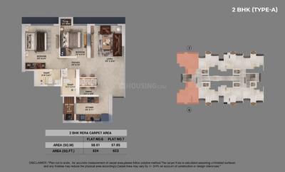 Image of 415 Sq.ft 1 BHK Apartment / Flat for sale in Vihang Thane Infinity, Thane West, Thane for Rs. 5500000