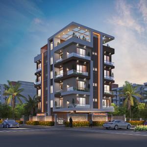 Image of 1175 Sq.ft 2 BHK Apartment / Flat for sale in Vinayak Residency, Khandagiri, Bhubaneswar for Rs. 7500000