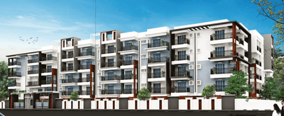 Image of 1225 Sq.ft 2 BHK Apartment / Flat for sale in Aadhava Elite Homes, Kothanur, Bengaluru for Rs. 11251000