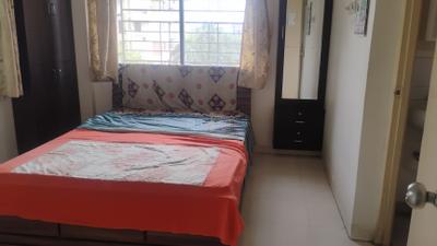 Bedroom Image of 1000 Sq.ft 2 BHK Apartment / Flat for rent in Daulat Nagar Apartments, Anand Nagar, Sinhagad Road Pune for Rs. 27000