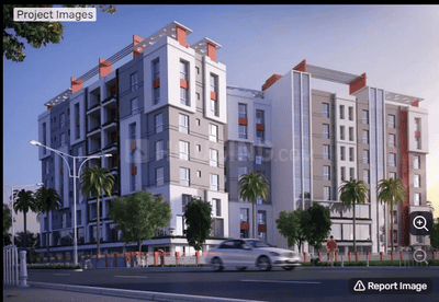 Image of 1500 Sq.ft 3 BHK Apartment / Flat for sale in Rajwada Emeralds, Narendrapur, Kolkata for Rs. 7500000