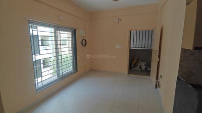 Living Room Image of 650 Sq.ft 1 BHK Apartment / Flat for rent in Thanisandra Bengaluru for Rs. 20000