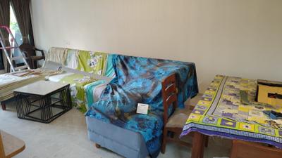Living Room Image of 1125 Sq.ft 3 BHK Apartment / Flat for rent in Royal Revanta 3, Kudasan Gandhinagar for Rs. 45000