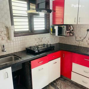 Kitchen Image of 1200 Sq.ft 3 BHK Independent House for rent in Jakkur Bengaluru for Rs. 30000